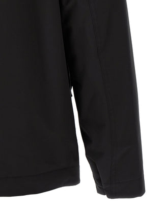Black Polyester Shell Jacket