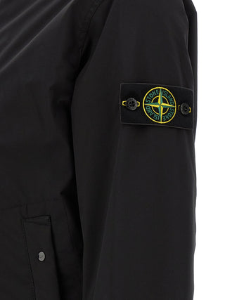 Black Polyester Shell Jacket