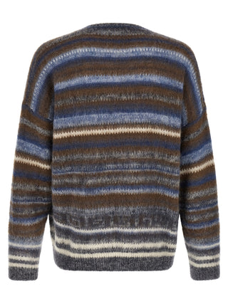 Blue Virgin Wool Cardigan