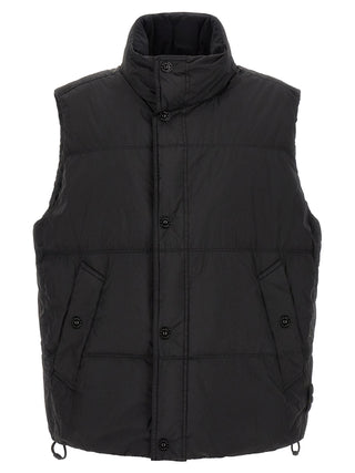 Black Polyamide Sleeveless Jacket