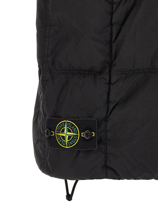 Black Polyamide Sleeveless Jacket