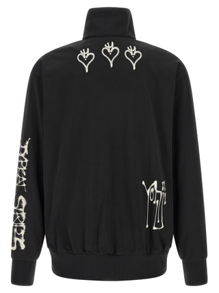 Black Polyethylene Sweatshirt