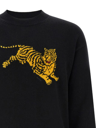Black Cotton Sweatshirt