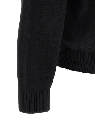 Black Cotton Sweatshirt