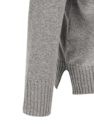 Gray Cashmere Cardigan