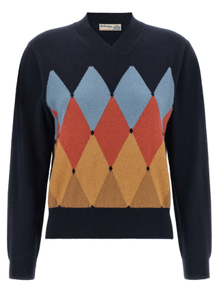 Blue Cashmere Cardigan