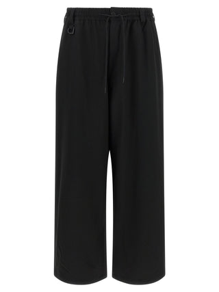 Black Wool Casual Pants