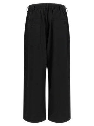 Black Wool Casual Pants
