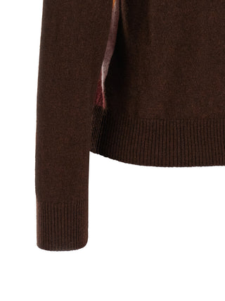 Brown Cashmere Cardigan
