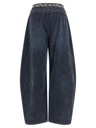 Black Cotton Casual Pants