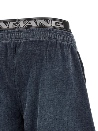 Black Cotton Casual Pants