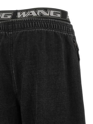 Black Cotton Relaxed Fit Jeans
