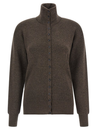 Brown Wool Cardigan