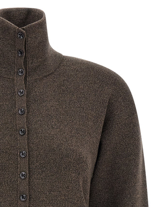 Brown Wool Cardigan