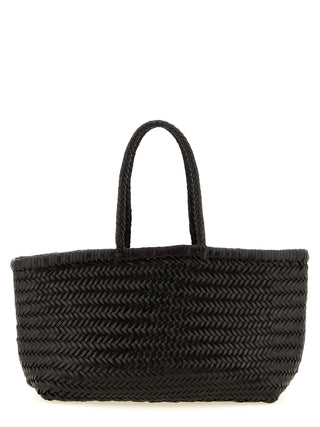 Brown Calfskin Shoulder Bag