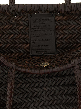 Brown Calfskin Shoulder Bag
