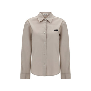 Gray Cotton Dress Shirt