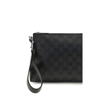Black Fabric Shoulder Bag