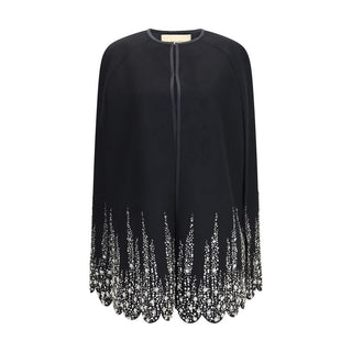 Black Wool Oves Aries Coat