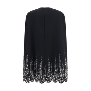 Black Wool Oves Aries Coat