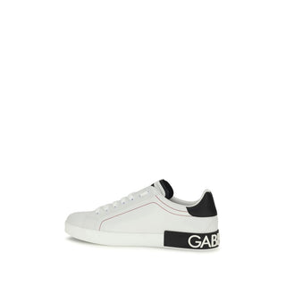 White Calf Leather Bos Taurus Low Top Sneakers