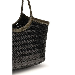 Bicolor Calf Leather Bos Taurus Handbag