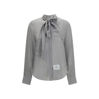 Gray Silk Pattern Shirt
