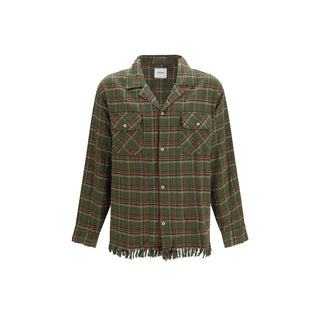 Bicolor Cotton Pattern Shirt