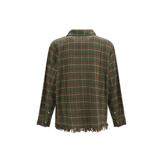 Bicolor Cotton Pattern Shirt