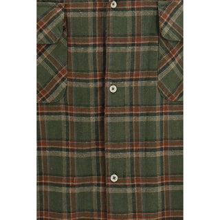 Bicolor Cotton Pattern Shirt
