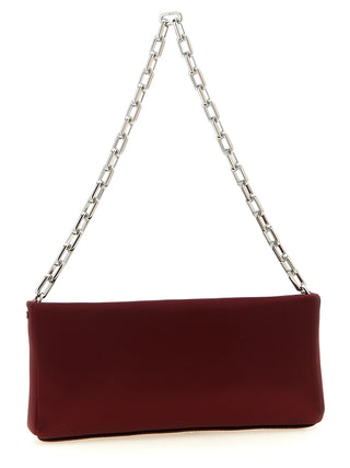 Bordeaux Elastane Clutch Bag