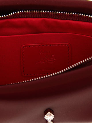 Bordeaux Elastane Clutch Bag