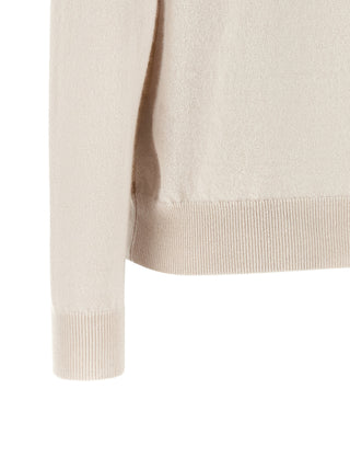Beige Cashmere Cardigan