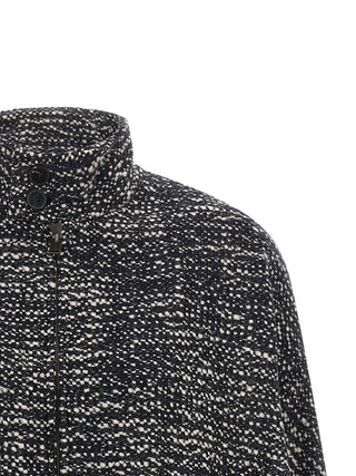 White Virgin Wool Bomber