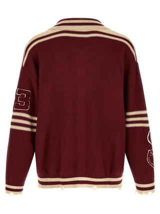 Bordeaux Cotton Cardigan