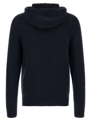 Blue Cashmere Cardigan