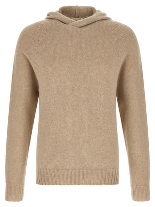 Beige Cashmere Cardigan