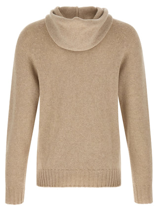 Beige Cashmere Cardigan