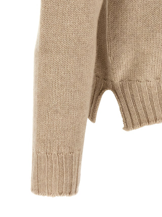 Beige Cashmere Cardigan