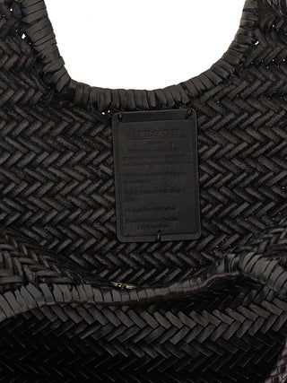 Black Cowhide Shoulder Bag