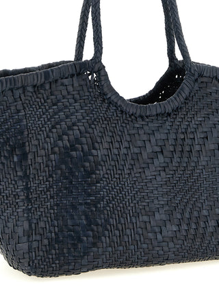 Blue Calfskin Handbag