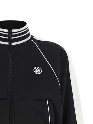Black Polyester Shell Jacket