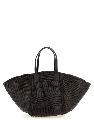 Brown Calfskin Tote Bag