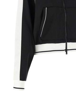 Black Polyester Shell Jacket