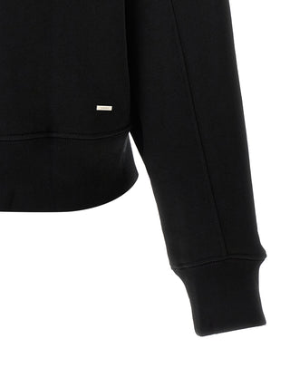 Black Cotton Sweatshirt