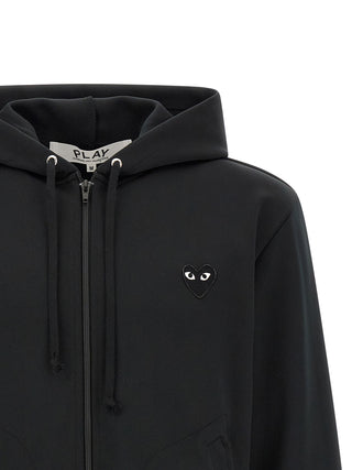 Black Polyester Cardigan