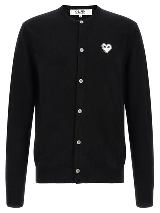 Black Wool Cardigan