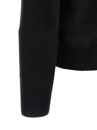 Black Wool Cardigan