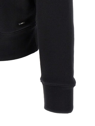 Black Cotton Sweatshirt