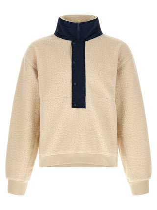Beige Polyester Sweatshirt